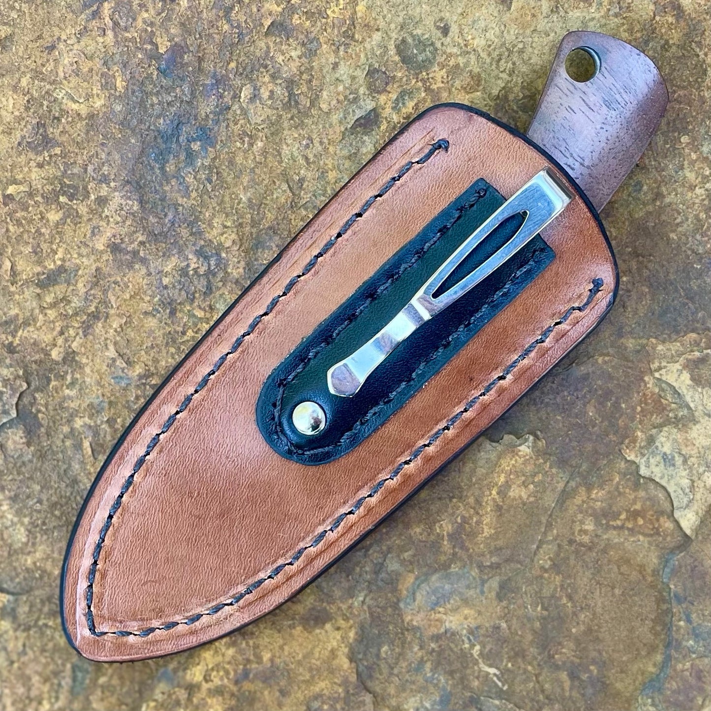 Gentleman EDC in 1075 w/ Black Walnut