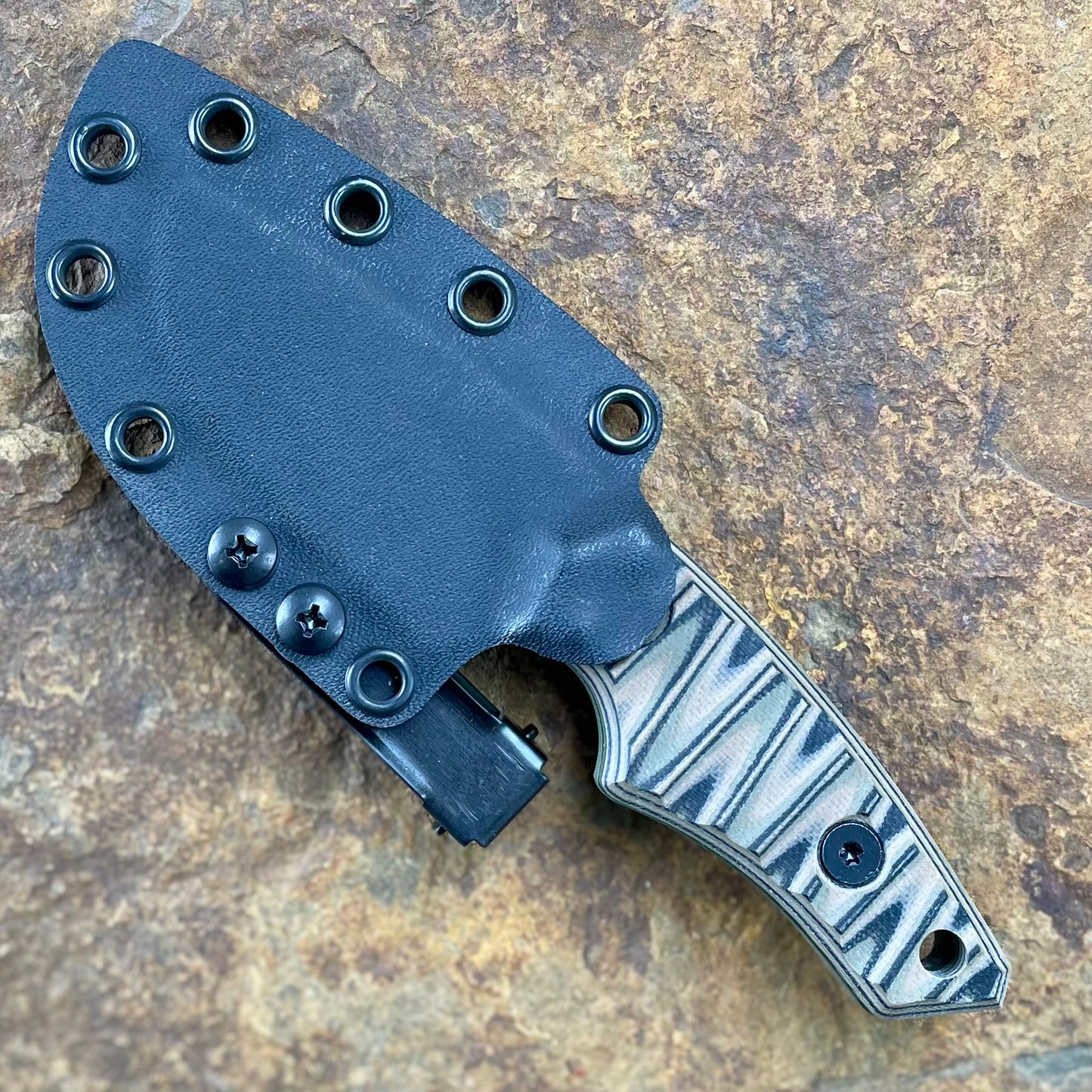 Bigfoot in 80CrV2 Green Cerakote/Camo G10