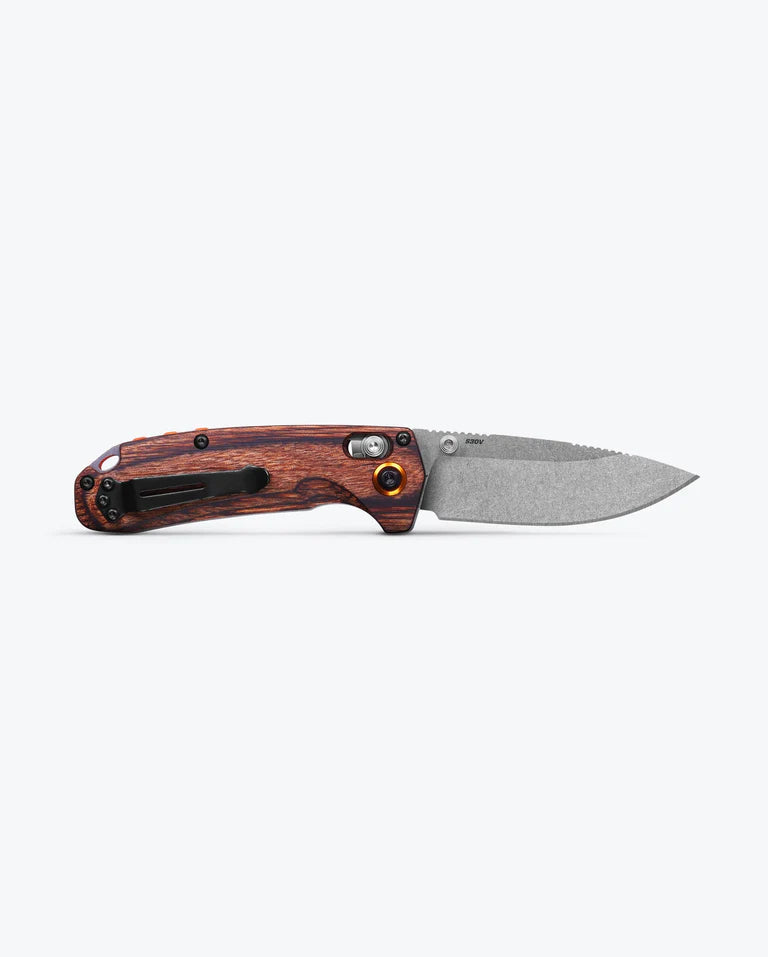 Benchmade North Fork (Drop Point) Stabilized Wood/S30V
