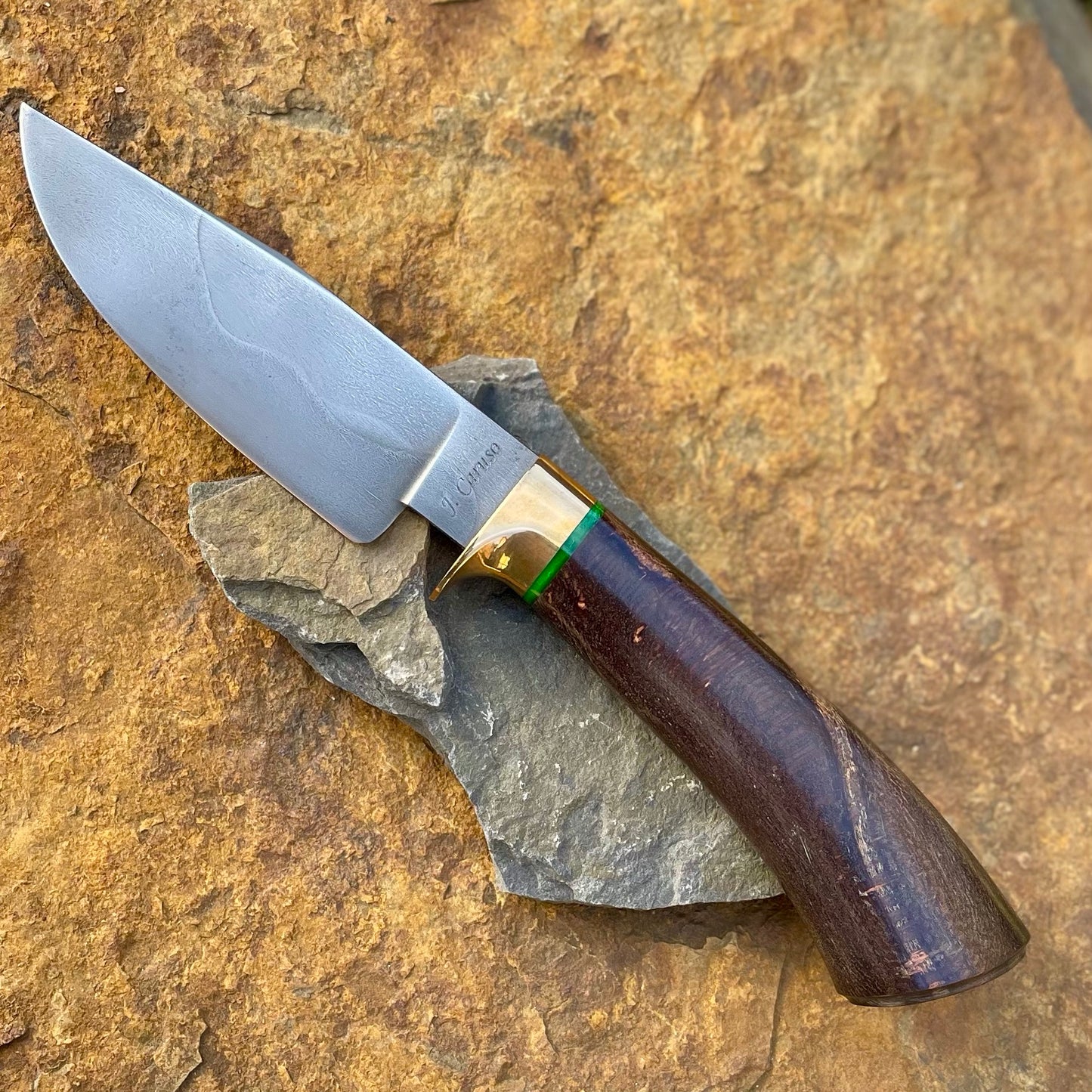 Hunter in Thermite Steel w/ Black Sycamore