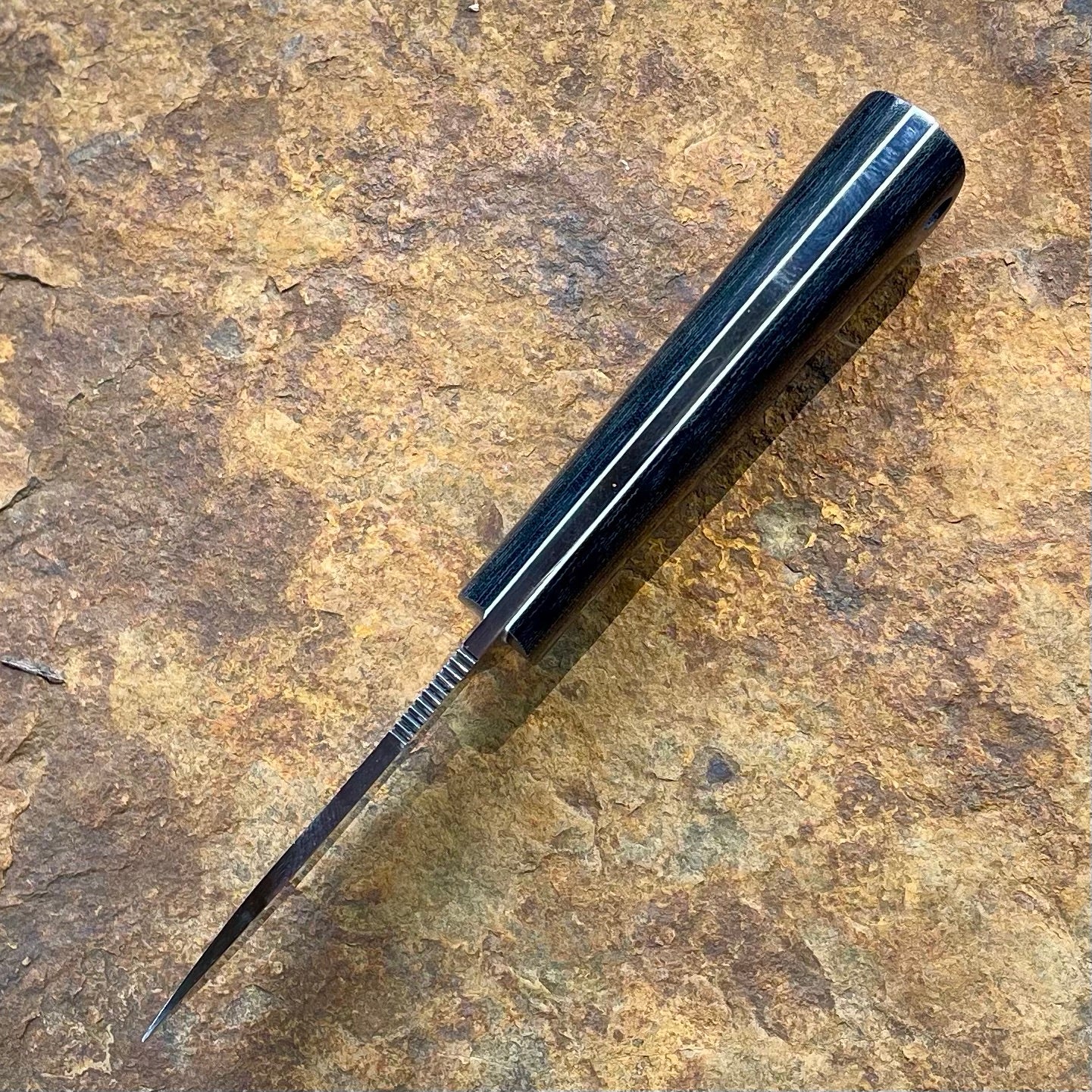 Mini Muk EDC/Skinner in Nitro V w/ Black Micarta