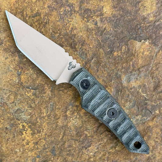 Kaftar in 80CrV2 Tan Cerakote - Green