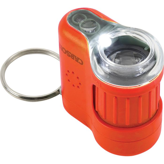 Carson Optics MicroMini Pocket Microscope Green Orange