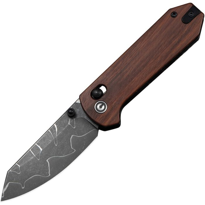 Civivi Yonder Guinourtia Wood/Damascus