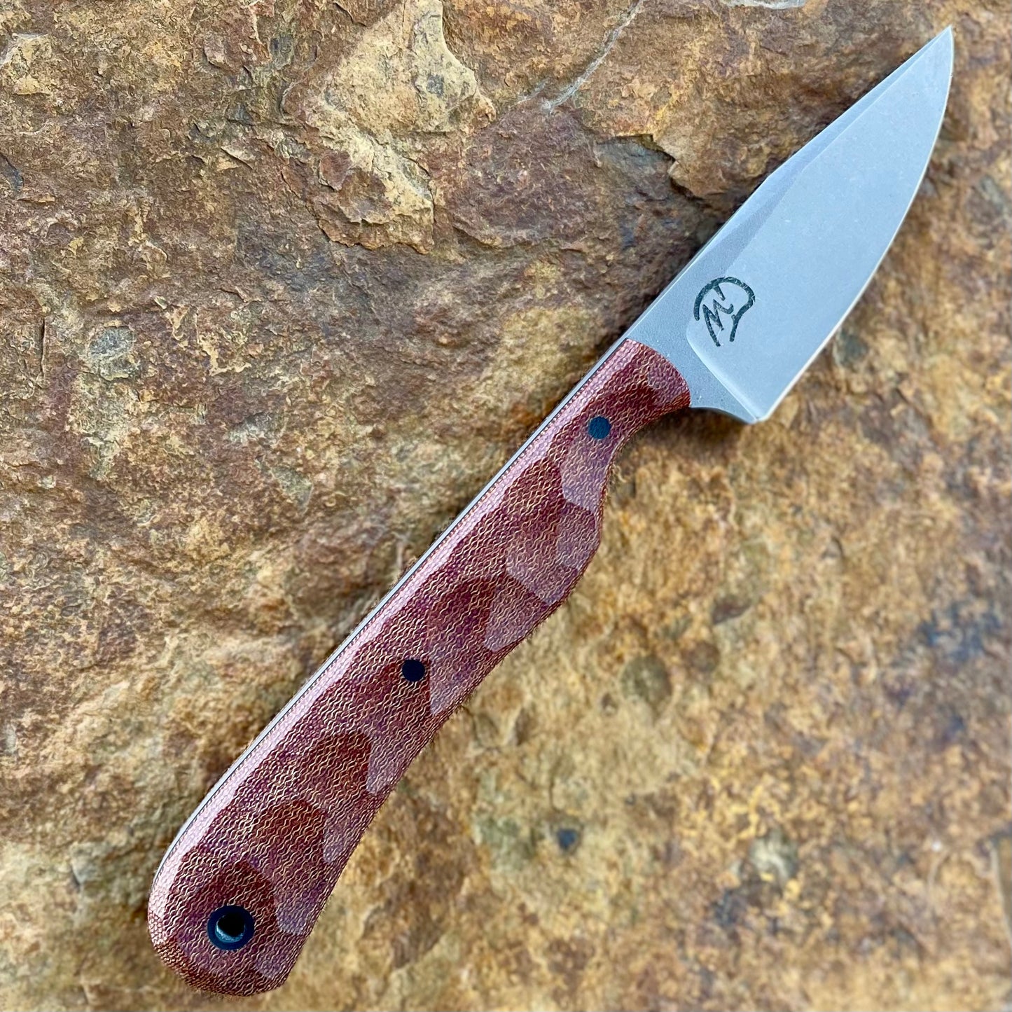 Feather Light Scalpel in Nitro V w/ Vintage Micarta