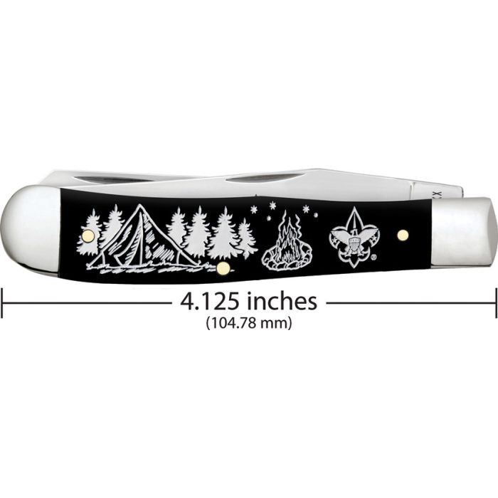 Case Cutlery Scouting America Trapper Black