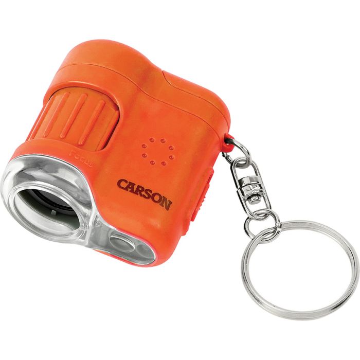 Carson Optics MicroMini Pocket Microscope Green Orange