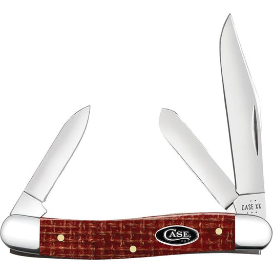 Case Cutlery Medium Stockman Burlap Micarta CS