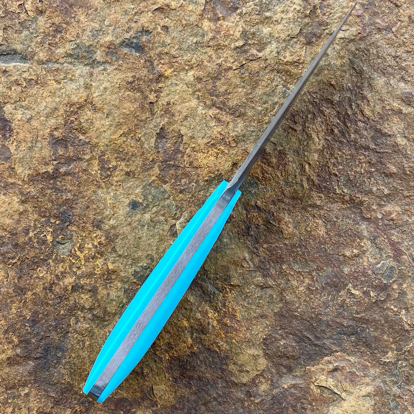 Boss Scrapper in 80CrV2 w/ Turquoise G10