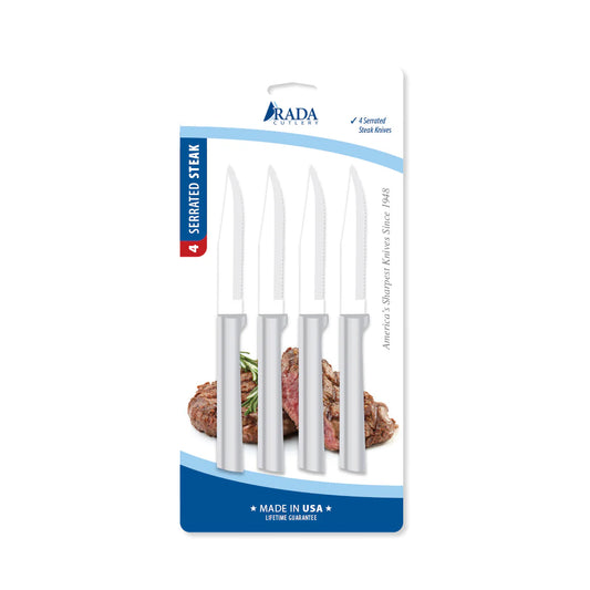 Rada Four Serrated Steak Knives