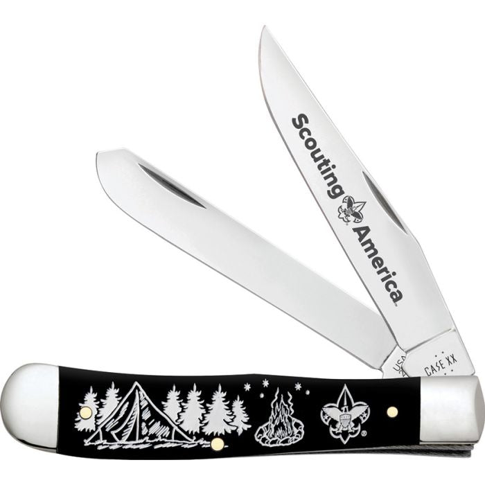 Case Cutlery Scouting America Trapper Black