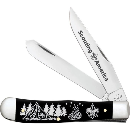 Case Cutlery Scouting America Trapper Black