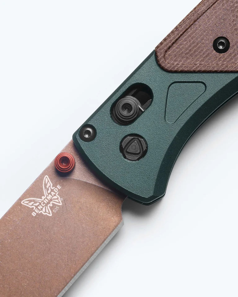 Benchmade Bugout Taiga Green/Micarta/S90V