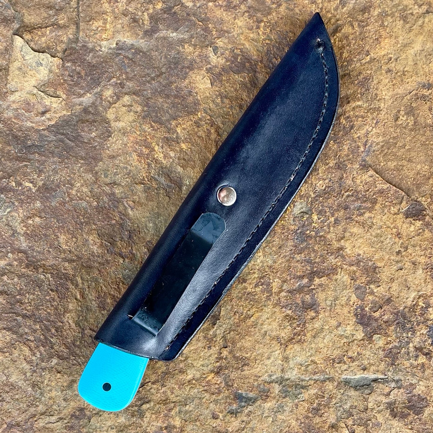 Boss Scrapper in 80CrV2 w/ Turquoise G10