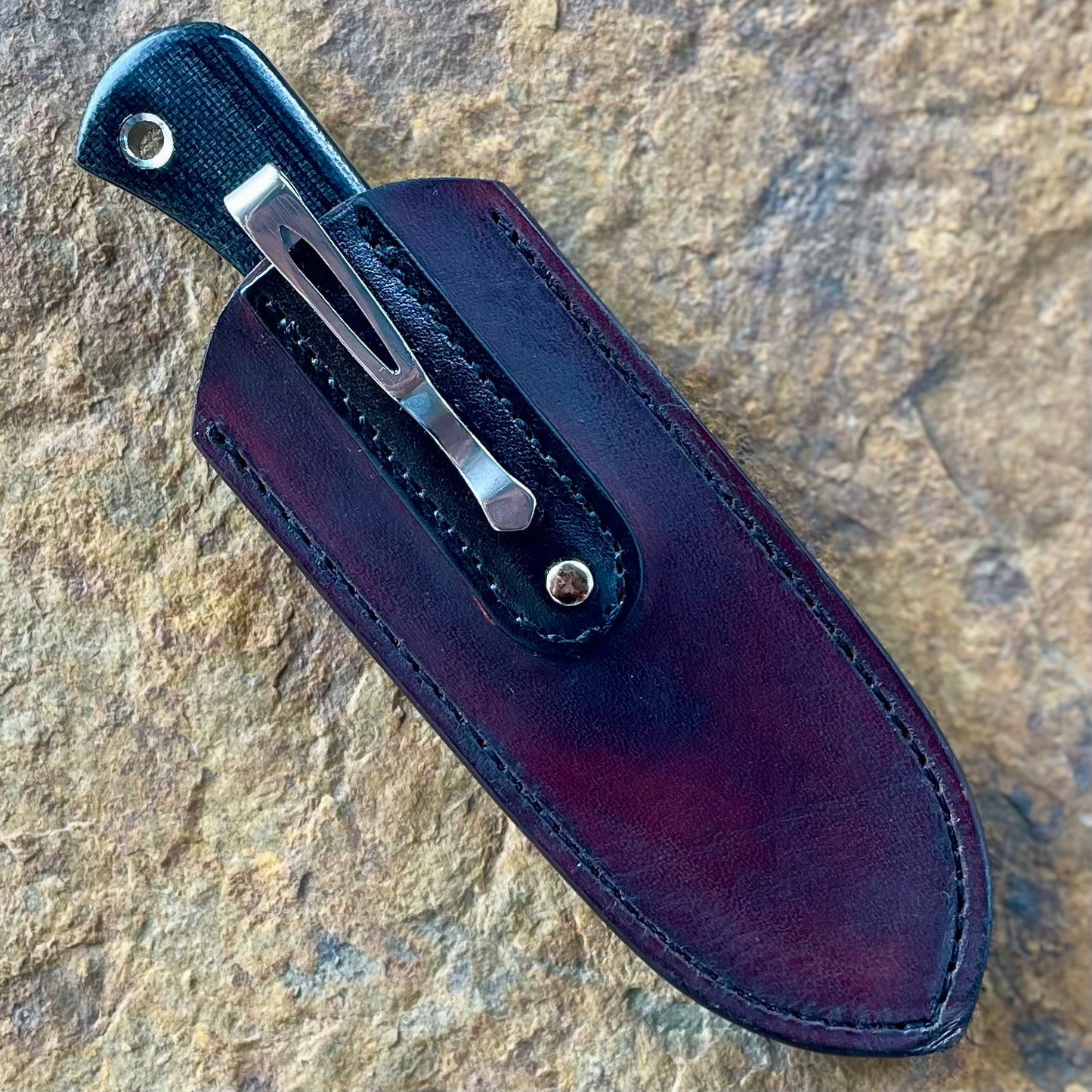 Olivia Pocketknife in CPM154 w/ Black Micarta