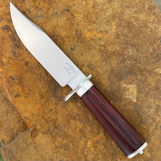 Forged Gentleman's Bowie in 5160 w/ Cocobolo