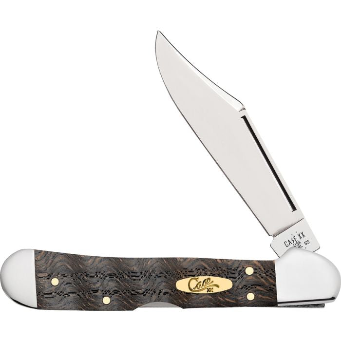 Case Cutlery Mini Copperlock Curly Oak