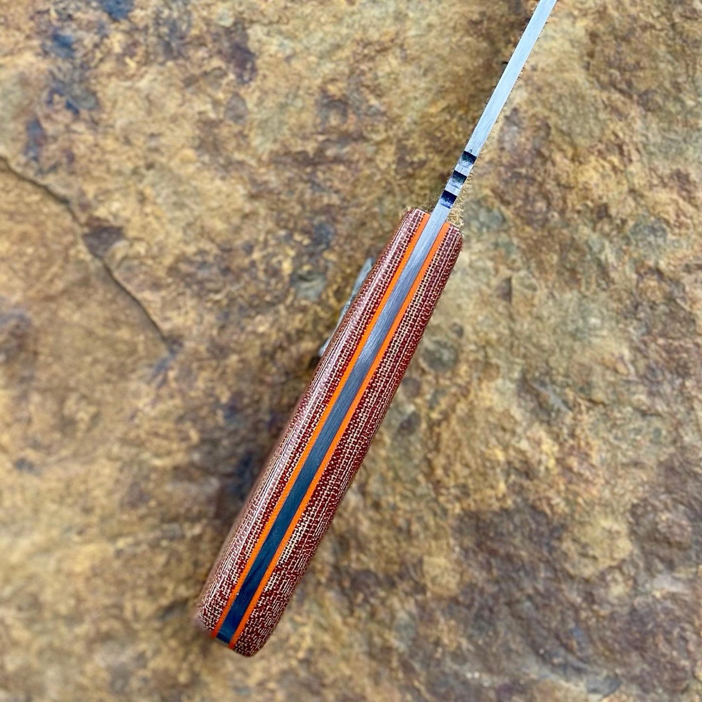 Vireo in AEB-L w/ Cross Cut Micarta