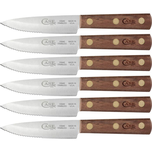 Case Cutlery Walnut Steak Knife Set
