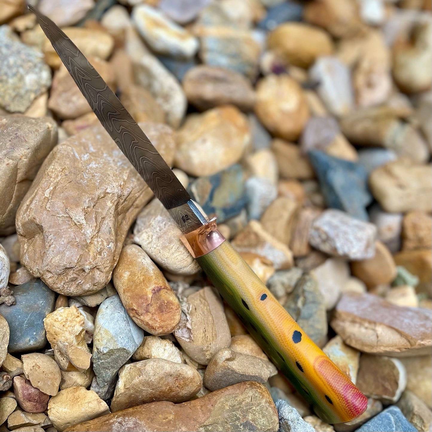 Damascus Tiger Trout B&T w/ G-Carta