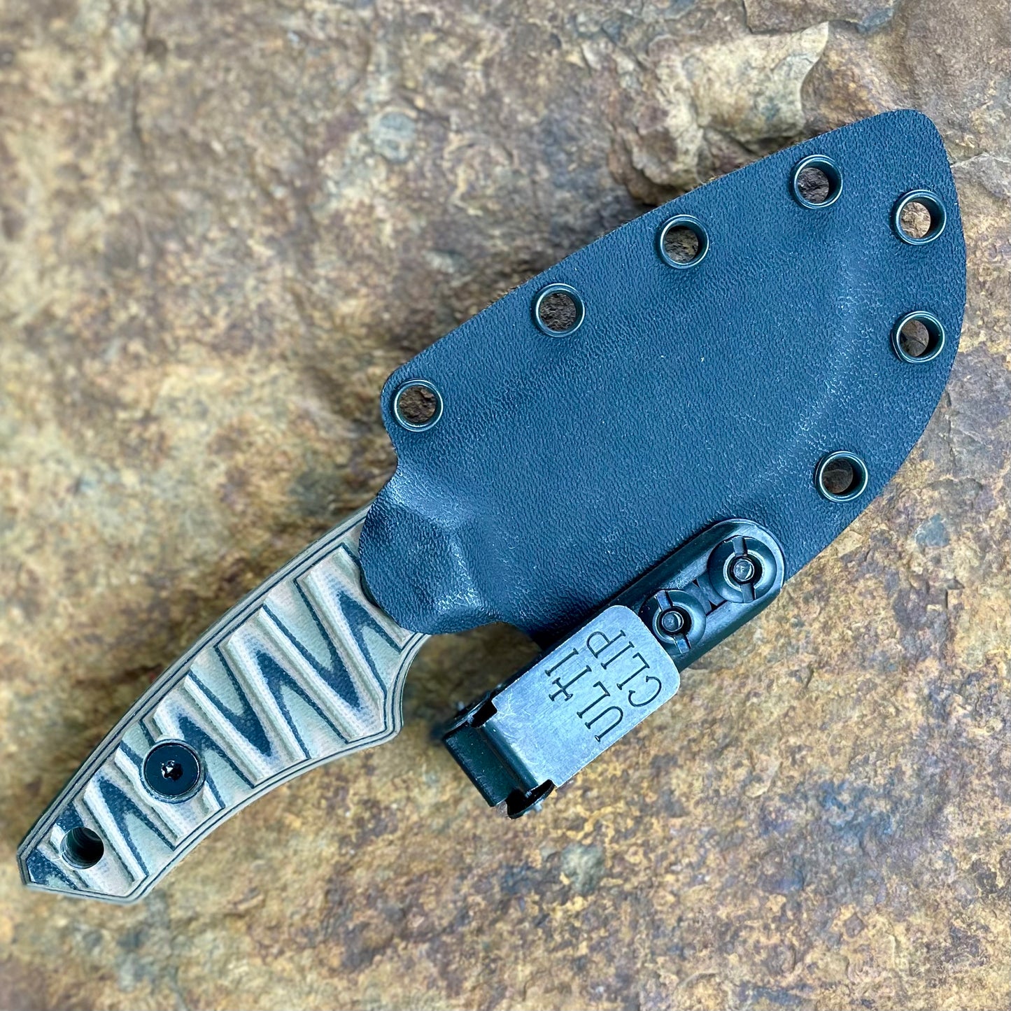 Bigfoot in 80CrV2 Green Cerakote/Camo G10