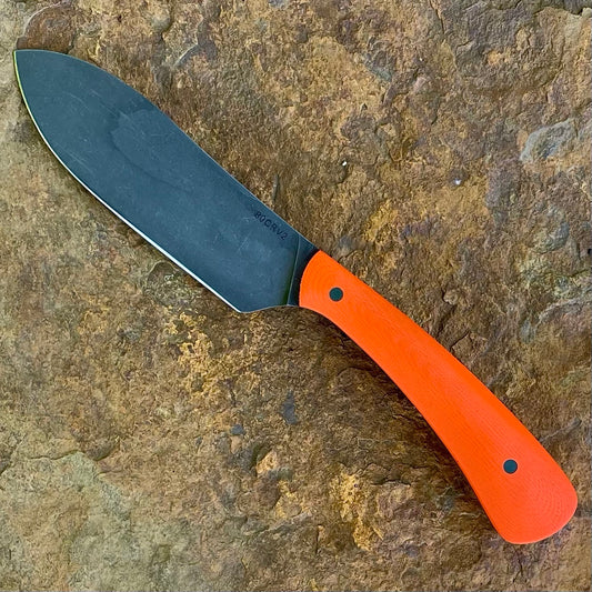 Mule in 80CrV2 w/ Orange G10