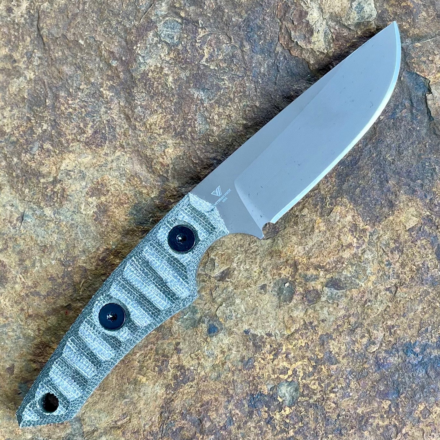 Yeti in 80CrV2 FDE/Green Micarta