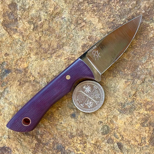 Pocket Knife in Nitro-V w/ Maroon Micarta