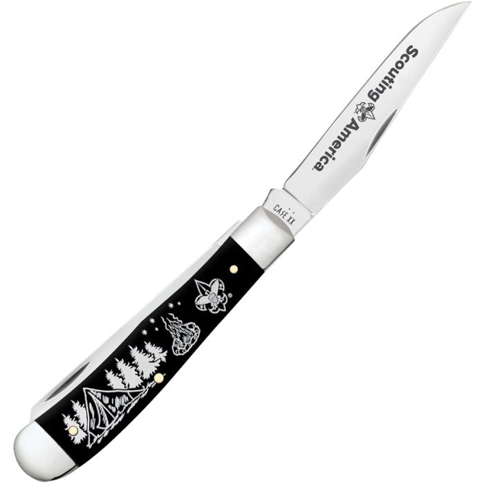 Case Cutlery Scouting America Trapper Black