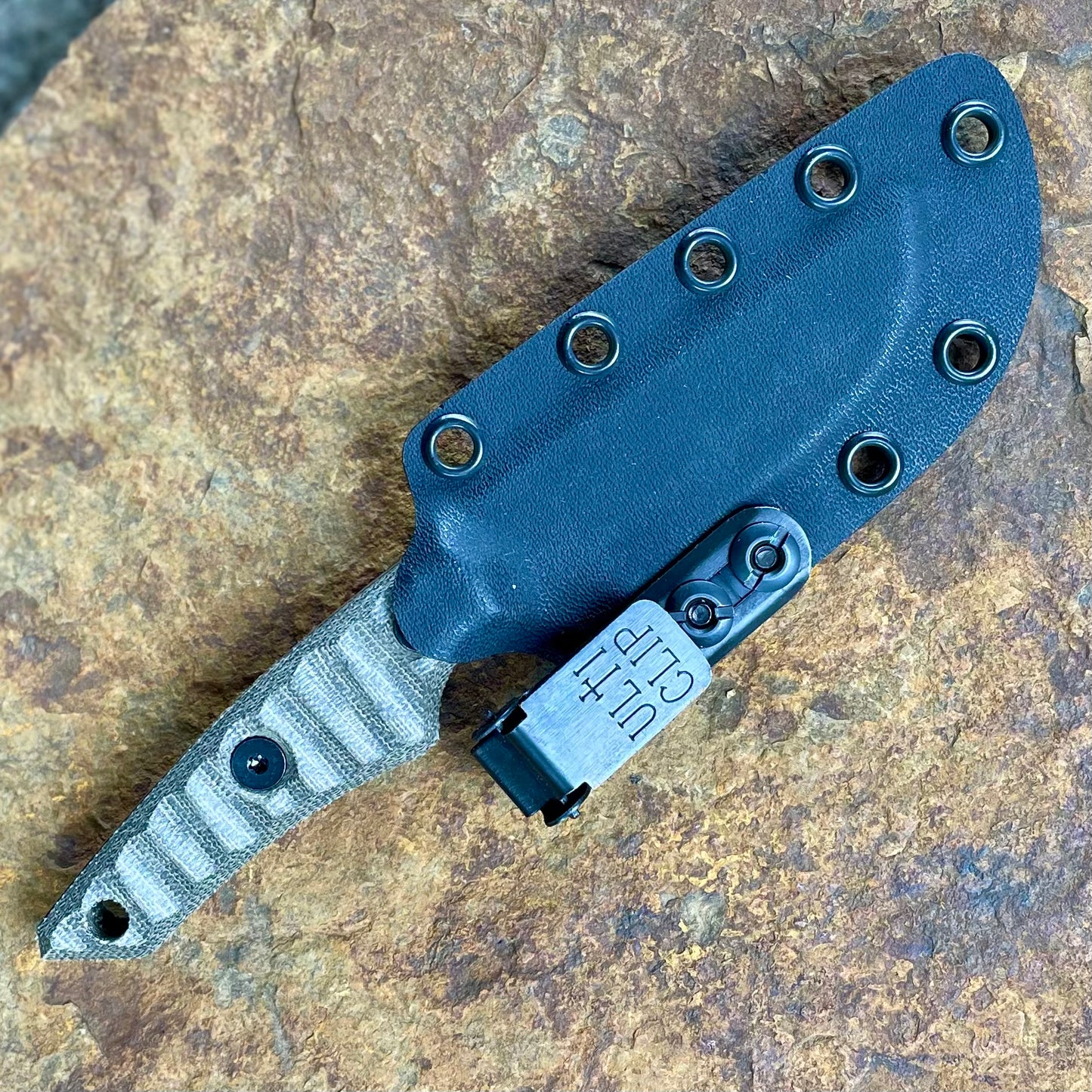 Yeti in 80CrV2 FDE/Green Micarta