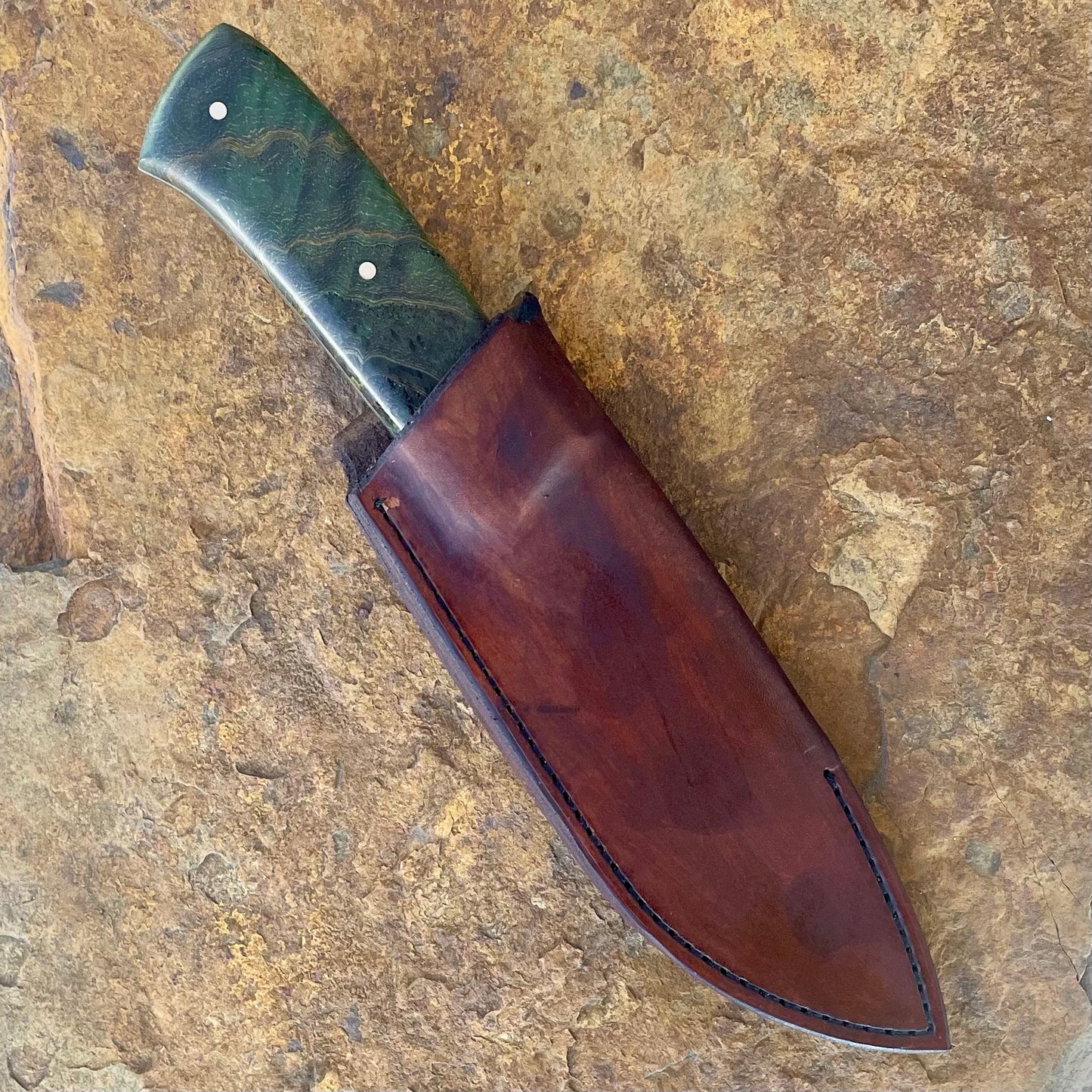Hunter in 5160 w/ Green Maple Burl