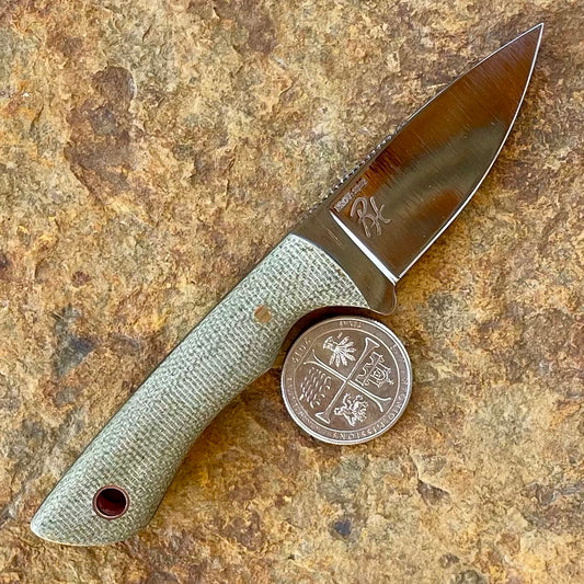 Pocket Knife in Nitro-V w/ OD Micarta