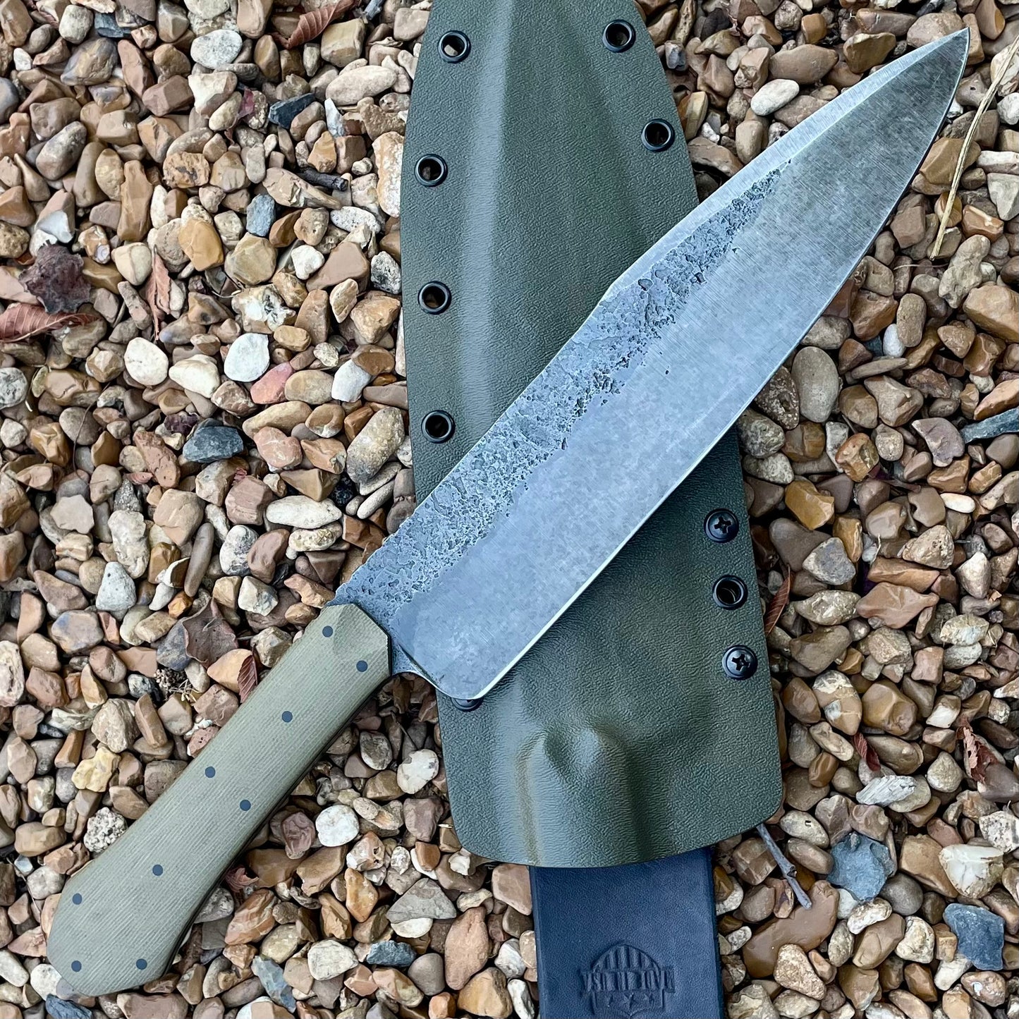 Camp Cheffy Chopper in 5160 w/ OD Canvas Micarta