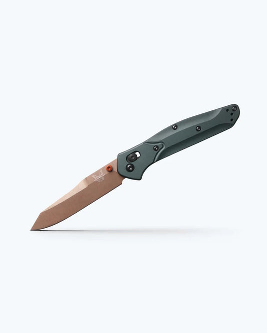 Benchmade Osborne Taiga Green Alum/S90V