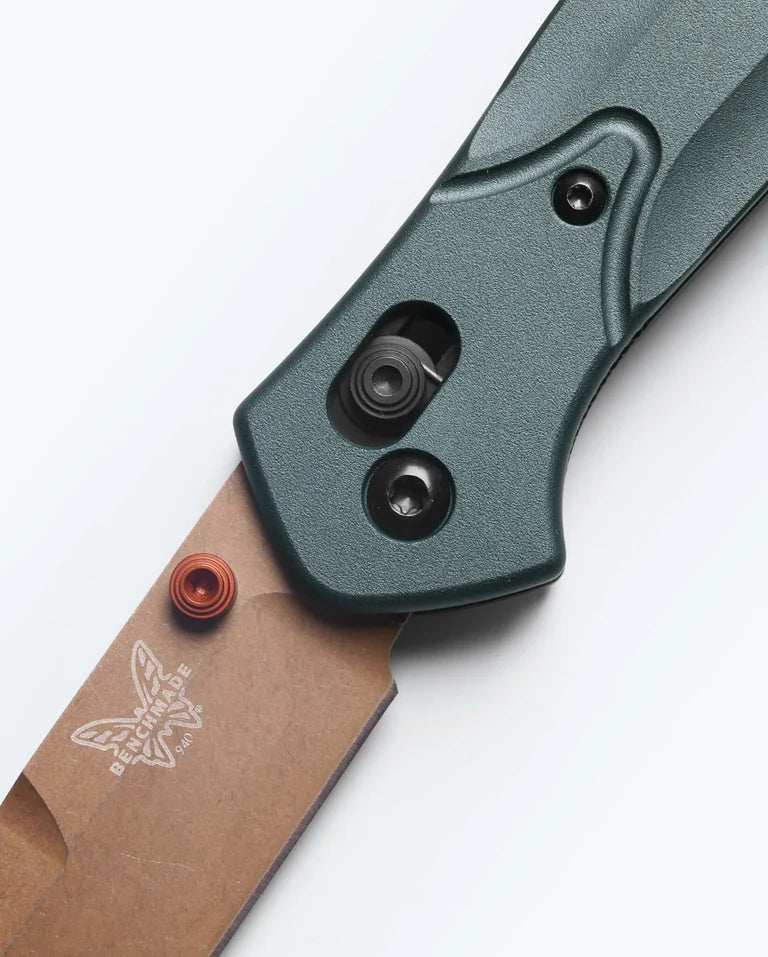 Benchmade Osborne Taiga Green Alum/S90V