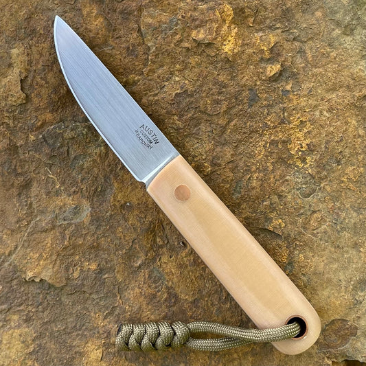 Puukko in 8670 w/ Bone Linen Micarta