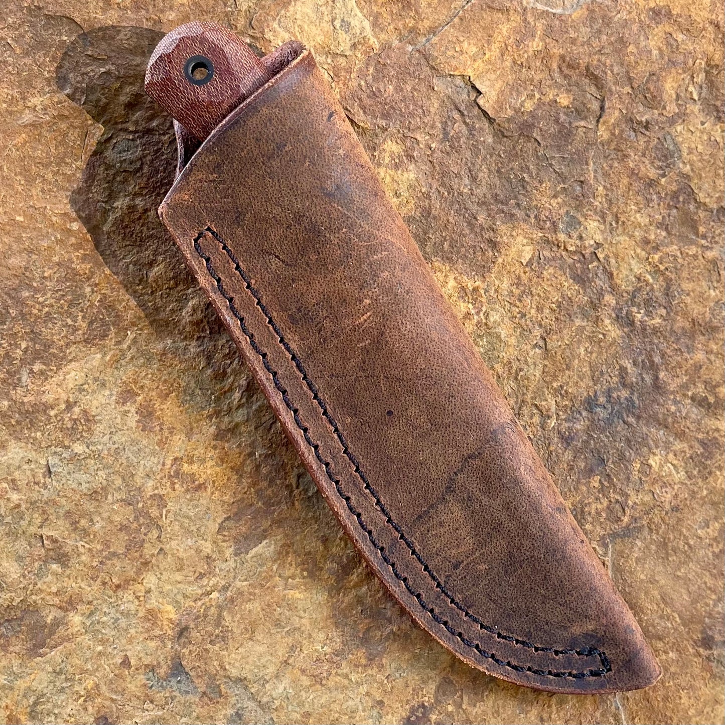 Feather Light Scalpel in Nitro V w/ Vintage Micarta