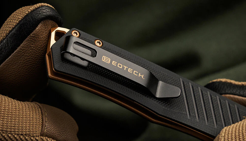 Tekto EOTECH F1 Alpha Linerlock Black G10/Bronze/Black D2