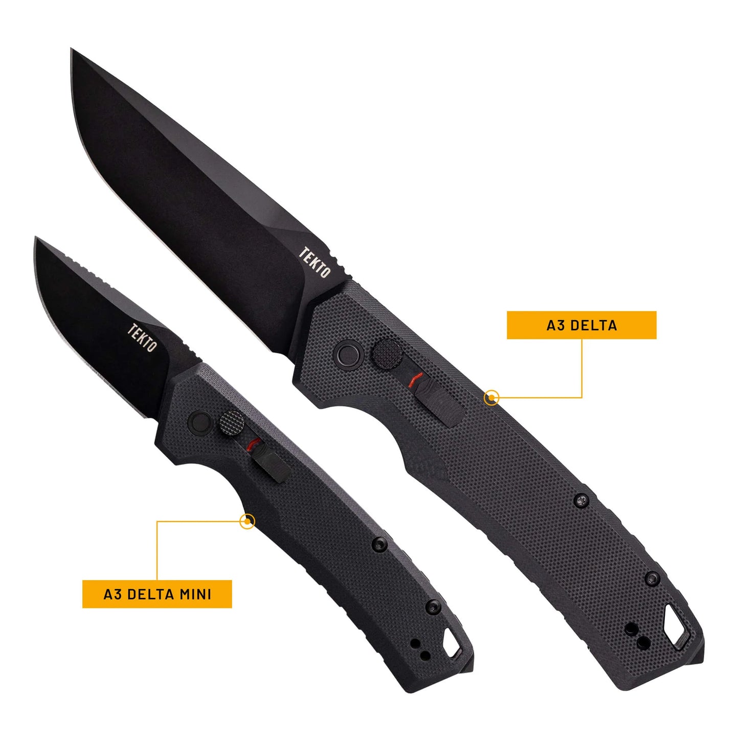 Tekto A3 Delta Mini Black G10/Black D2