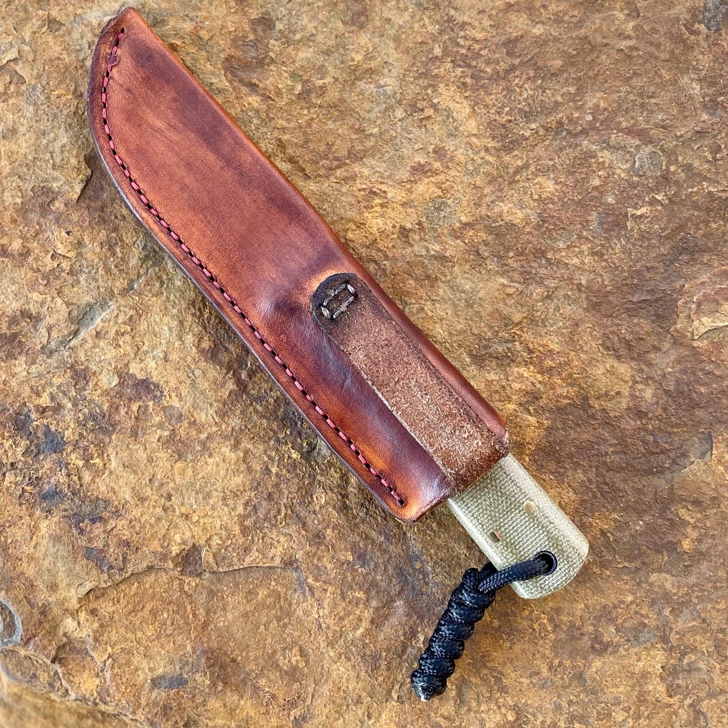 Electrician's Knife in D2 w/ OD Green Micarta