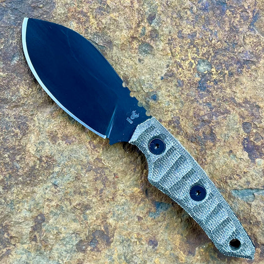 Nessmuk in 1095 Blk/Green Micarta