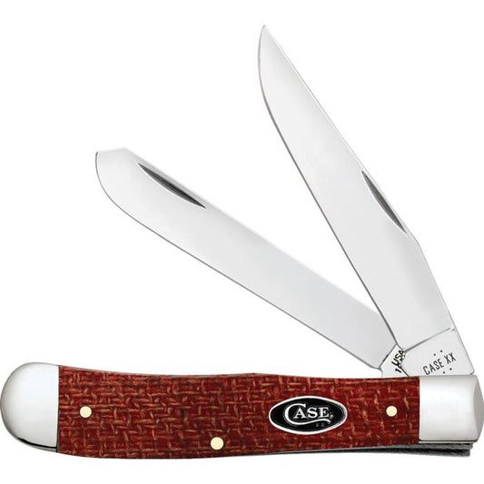 Case Cutlery Mini Trapper Burlap Micarta CS