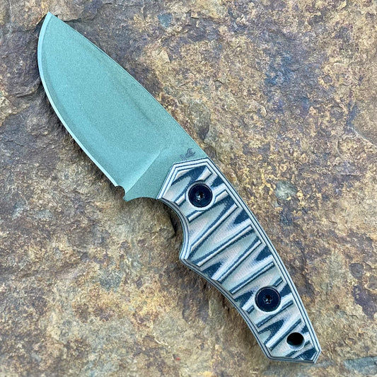 Bigfoot in 80CrV2 Green Cerakote/Camo G10