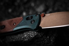 Benchmade Bugout Taiga Green/Micarta/S90V