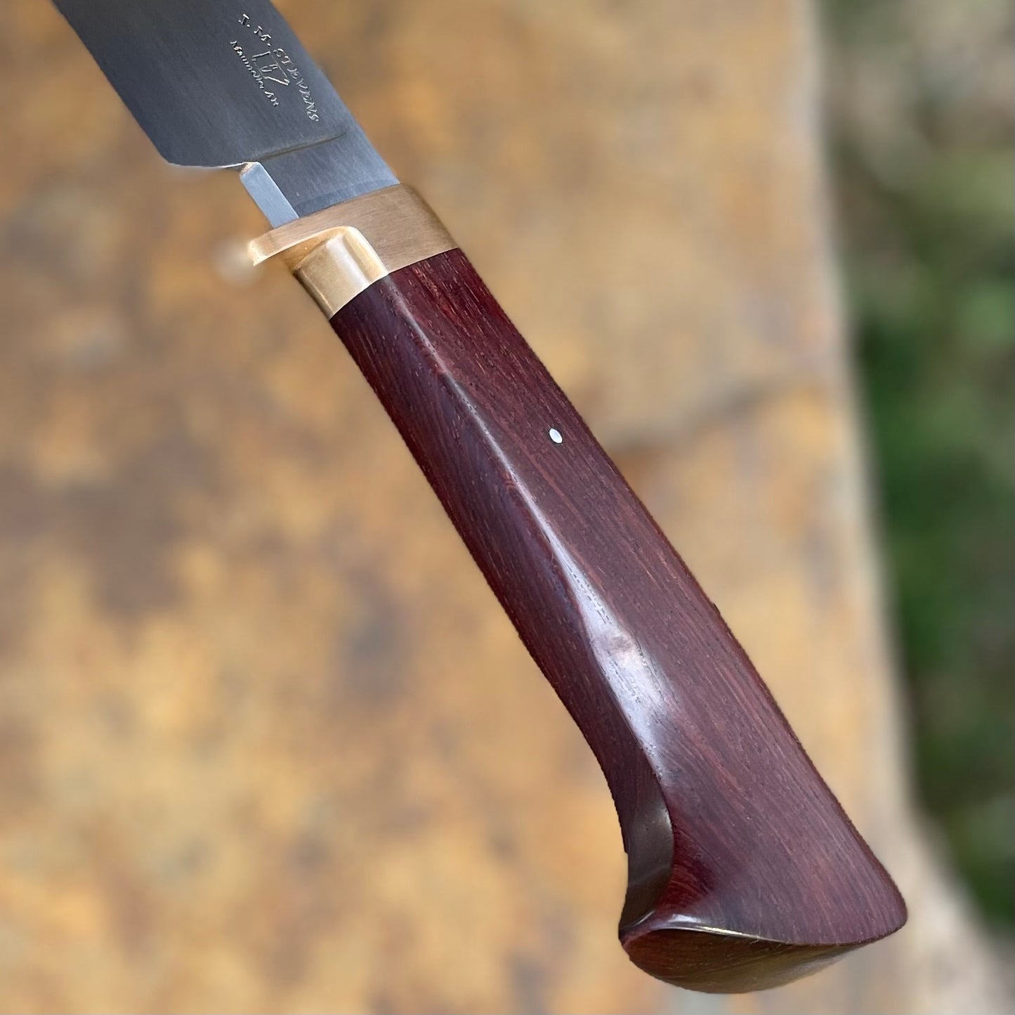Forged Camp Bowie in 5160 w/ Rosewood