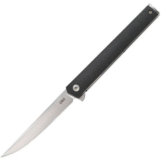 CRKT CEO Blk GRN/AUS-8 Stainless - Satin
