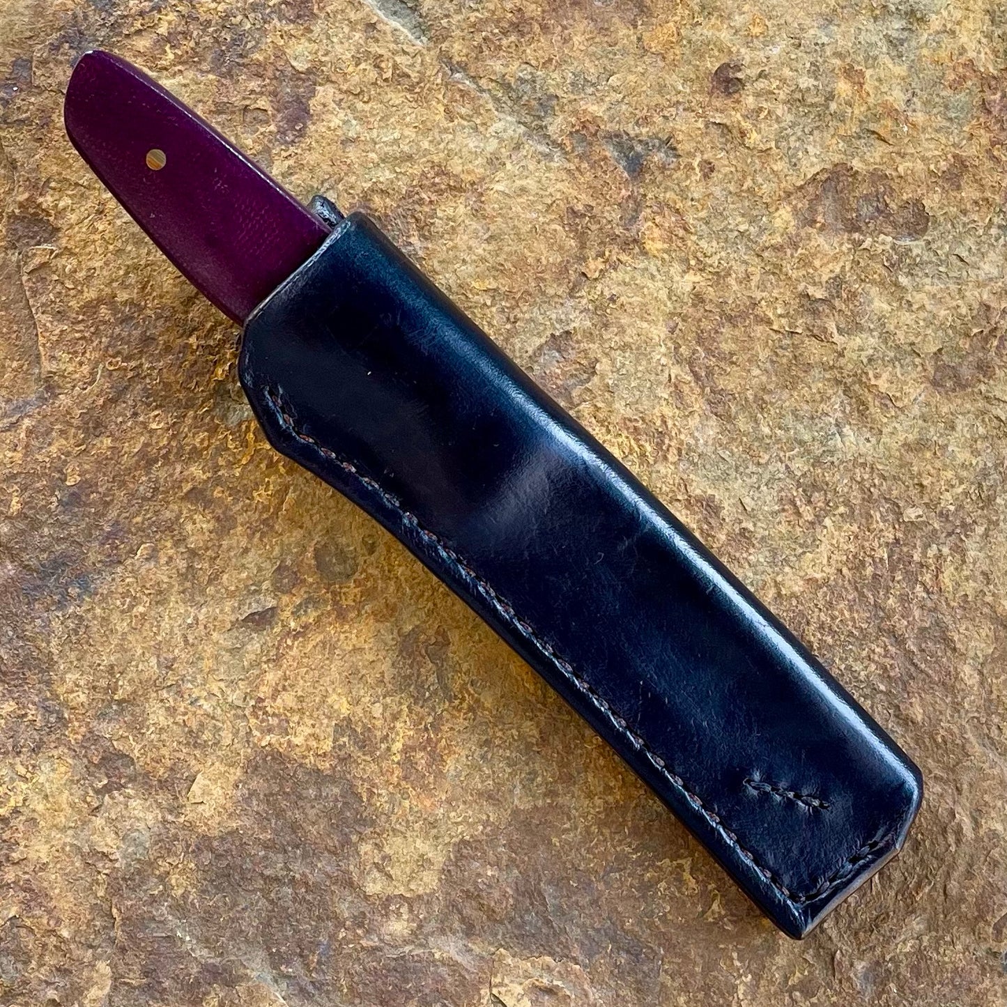 Semi Skinner in D2 w/ Maroon Micarta