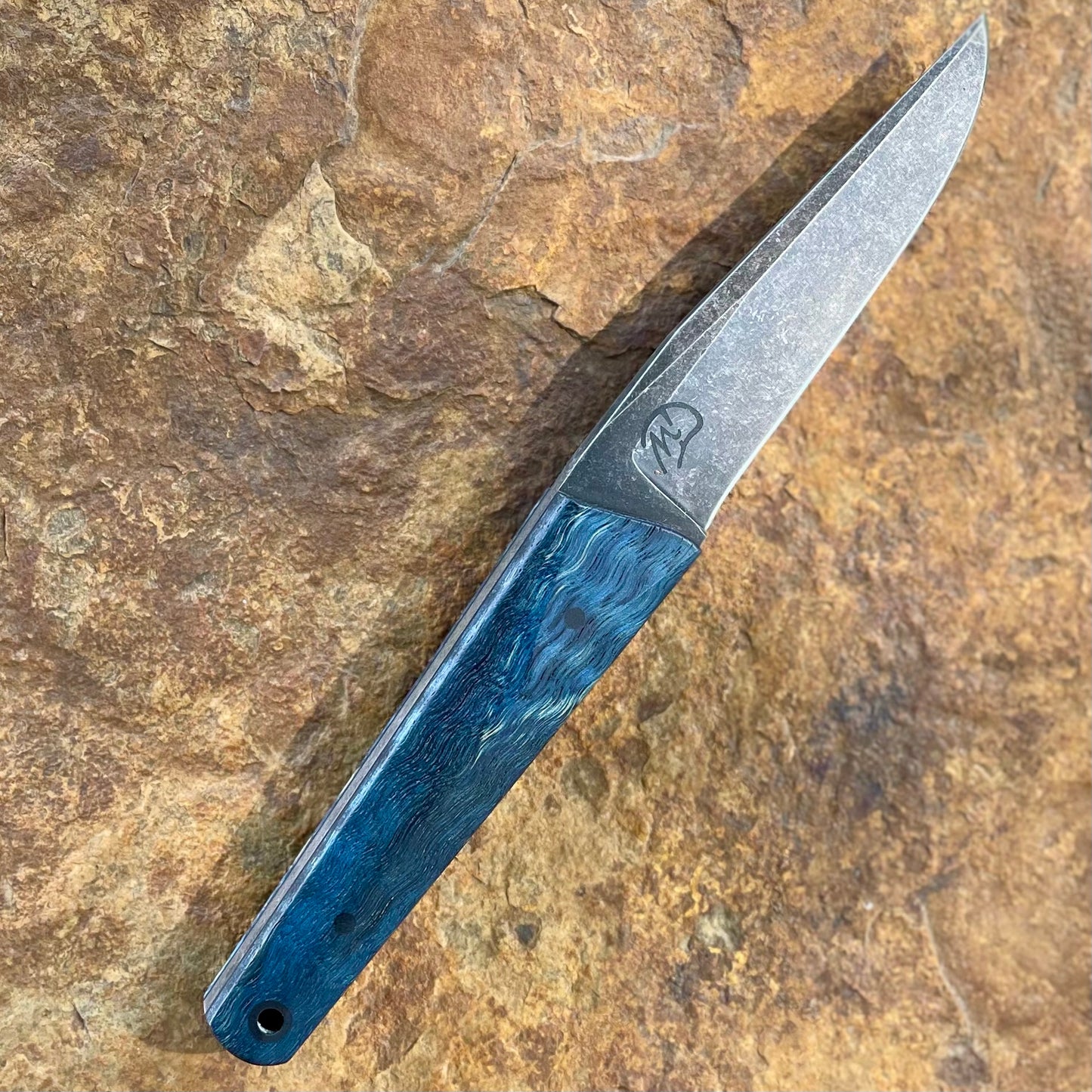 Tejas Tanto in 52100 w/ Blue Curly Mango