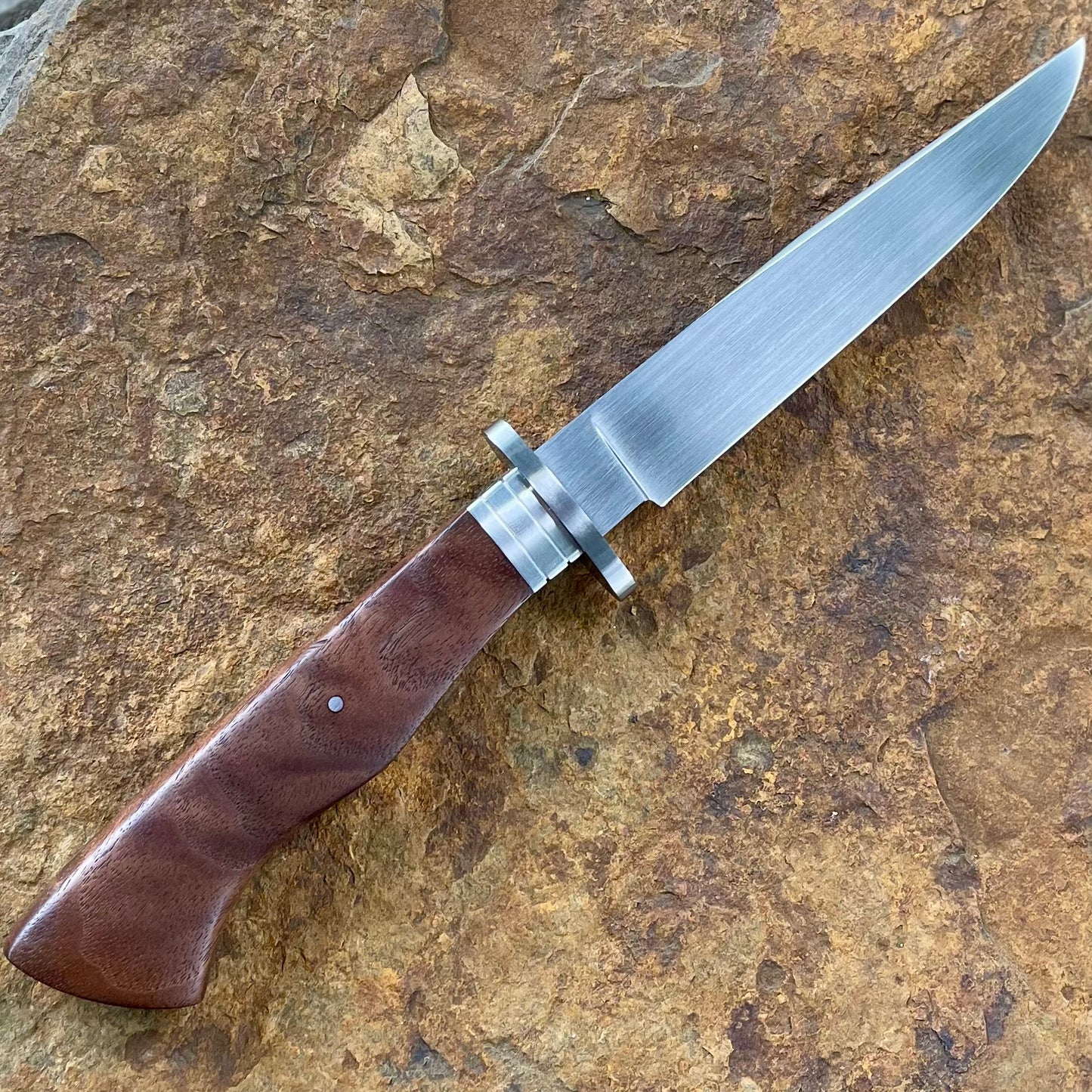 Forged Hunter in 5160 w/ Quilted Walnut