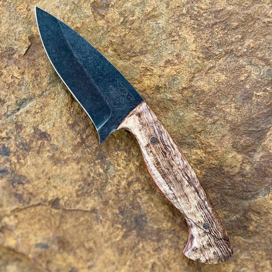 Swift in stonewashed 1084 w/ Spalted Maple